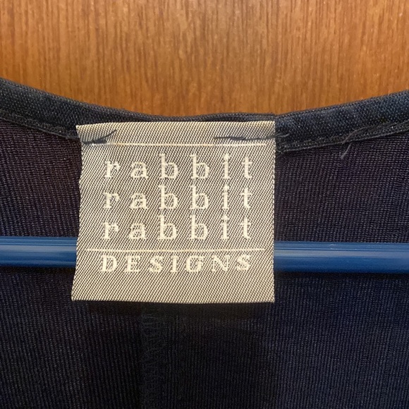 Rabbit Rabbit Rabbit Designs Black Sleeveless Dress Rainbow Sparkles  - 8 - Picture 2 of 5